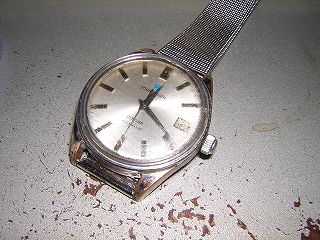 SITIZENの手巻き機械式腕時計